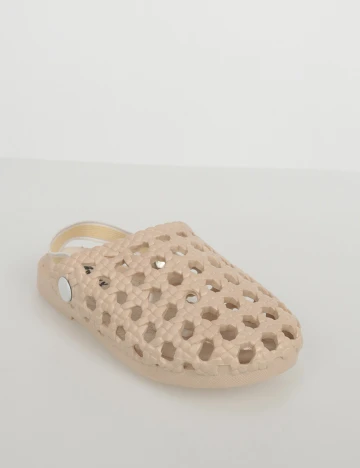 Slapi Shein Kids, crem, 24