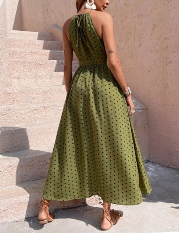 Rochie Medie SHEIN, verde, M