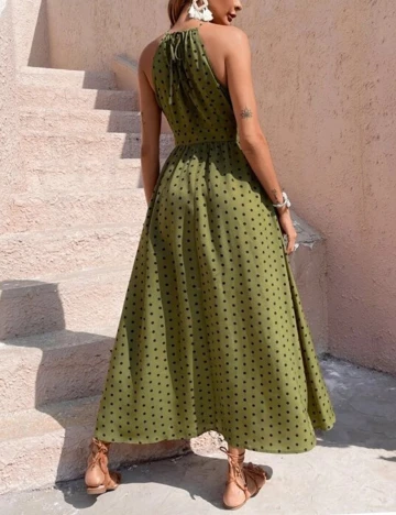 Rochie Medie SHEIN, verde, M