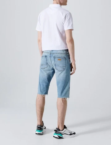 Pantaloni scurti CROPP, albastru, 28