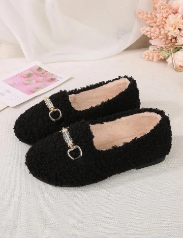 Mocasini Shein Kids, negru, 33