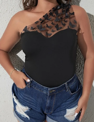 Maiou SHEIN CURVE, negru Negru