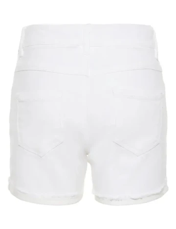 Pantaloni scurti Name It, alb, 5 ANI
