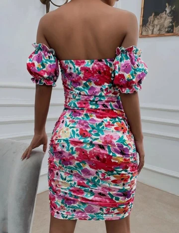 Rochie Scurta SHEIN, floral, S Floral print