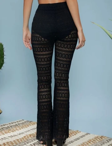 Pantaloni SHEIN, negru, S
