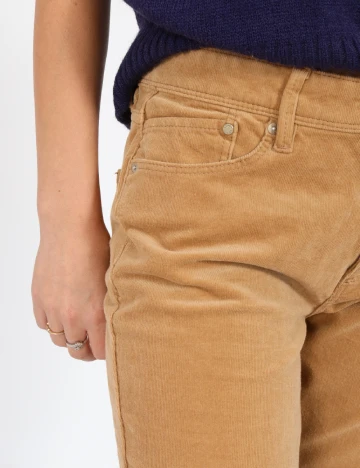 Pantaloni s.Oliver, maro deschis
