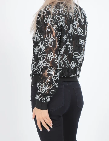 Bluza Reserved, negru, XS