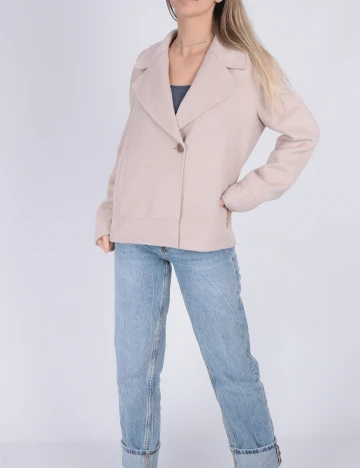 Jacheta Comma, crem, 36