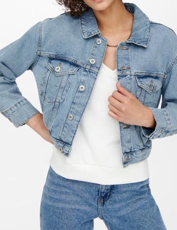 Jacheta Only, albastru