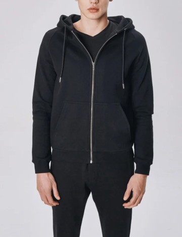 Hanorac Reserved, negru, M