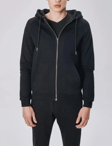 Hanorac Reserved, negru, M
