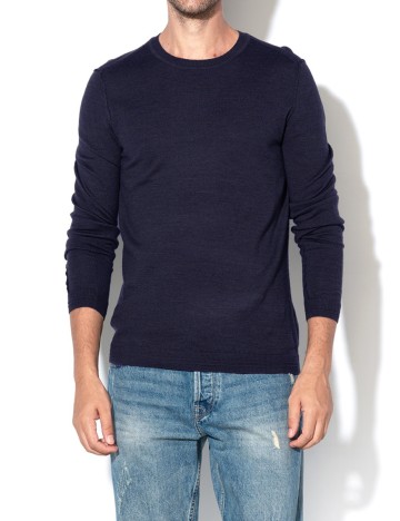 Bluza Only, bleumarin, M