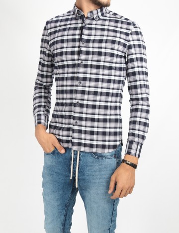 Camasa Reserved, bleumarin, XS