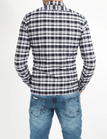 Camasa Reserved, bleumarin, XS