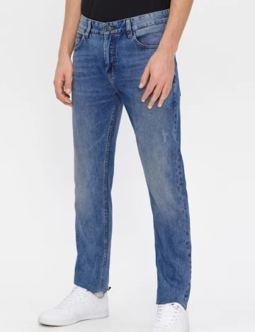Blugi House Brand, albastru denim, W28/L30