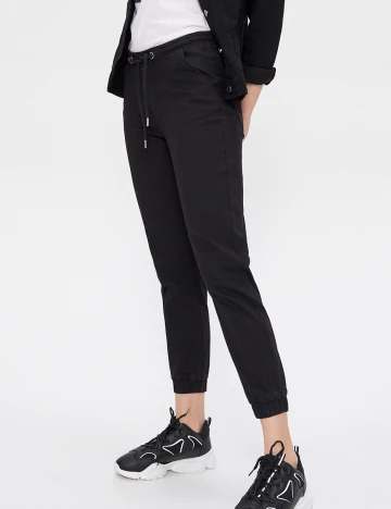 Pantaloni House Brand, negru, 36