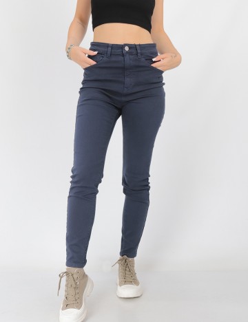 Pantaloni Stradivarius, bleumarin, 38