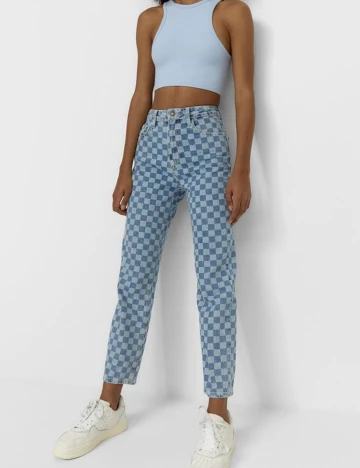 Blugi Stradivarius, albastru, 36 Albastru