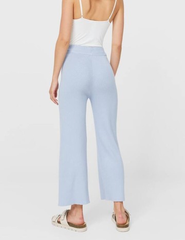 Pantaloni Stradivarius, bleu, M