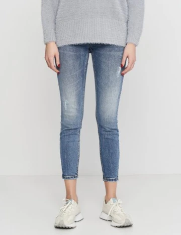 Blugi Stradivarius, albastru, 42