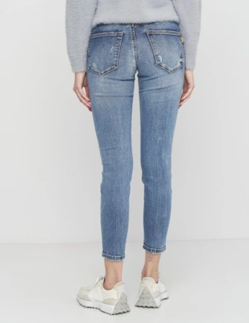 Blugi Stradivarius, albastru, 42