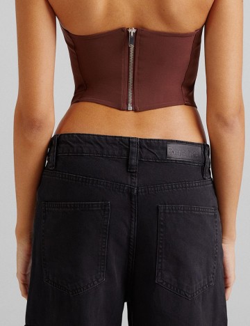 Blugi Bershka, negru, 36
