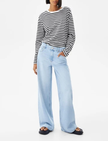 Bluza Bershka, bleumarin, M
