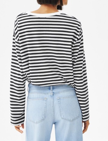 Bluza Bershka, bleumarin, M