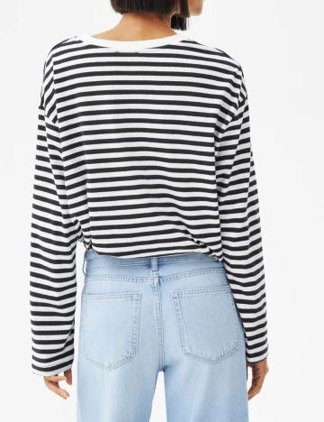 Bluza Bershka, bleumarin, M