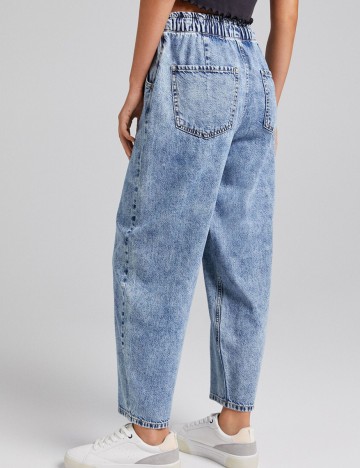 Blugi Bershka, albastru, XS