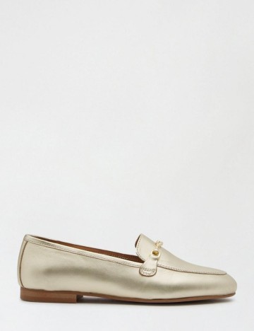 Mocasini Dorothy Perkins, auriu, 42