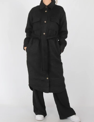 Palton BUBBLEROOM, negru, XS