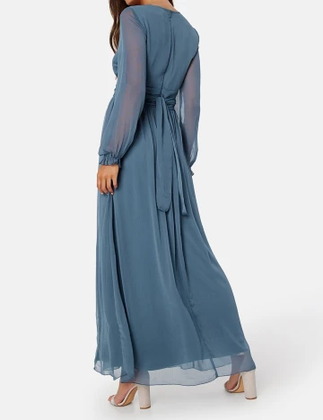 Rochie lunga BUBBLEROOM, albastru, 46