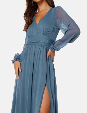 Rochie lunga BUBBLEROOM, albastru, 46