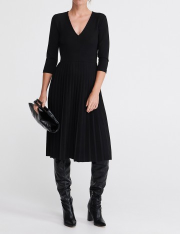 Rochie medie Reserved, negru, XS