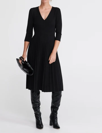 Rochie medie Reserved, negru, XS