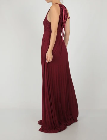 Rochie lunga Moments New York, grena, 36