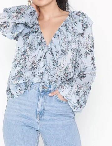 Bluza NELLY, albastru, 36 Albastru