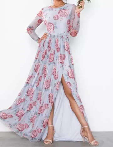 Rochie lunga NELLY, floral, 42 Floral print