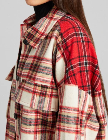 Jacheta Bershka, rosu, XS
