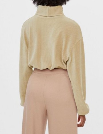 Top Bershka, maro deschis, S