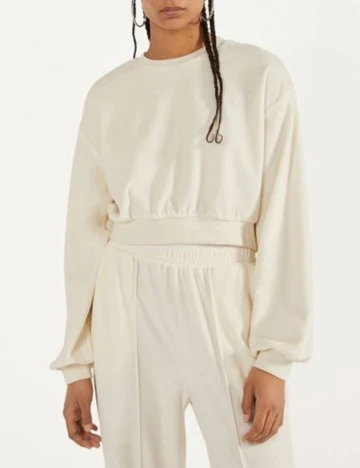 Bluza Bershka, crem, XS