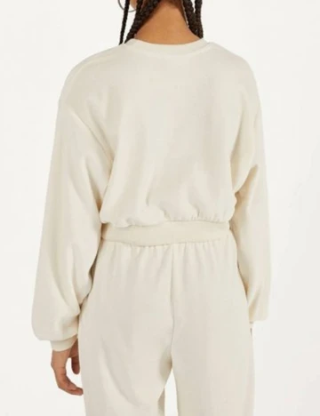 Bluza Bershka, crem, XS