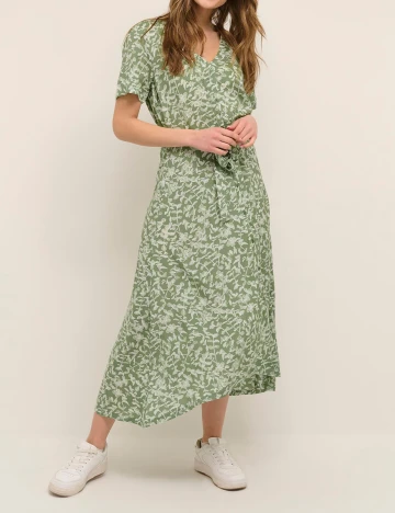 Rochie lunga Kaffe, verde Verde