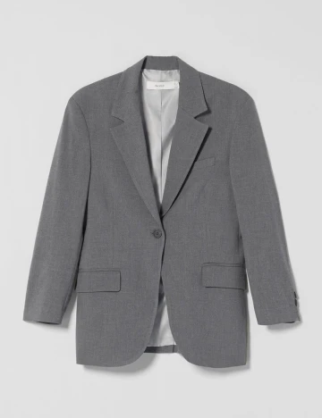 Sacou Bershka, gri, L