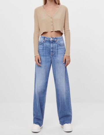 
						Top Bershka, crem, L