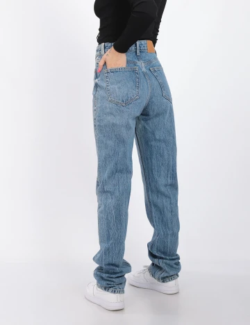 Blugi Bershka, albastru, 34