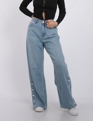 Blugi Bershka, albastru, 36