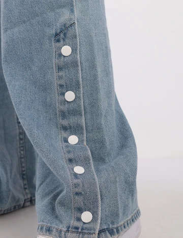 Blugi Bershka, albastru, 36