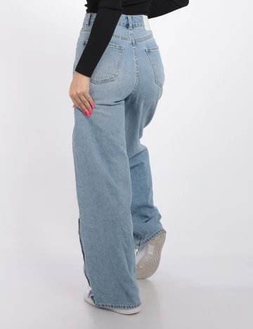 Blugi Bershka, albastru, 36